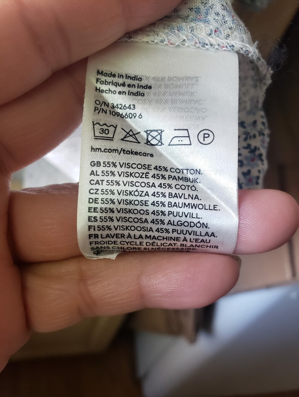 H&M Floral Print Sleeveless Babydoll Summer Dress - Picture 4 of 7